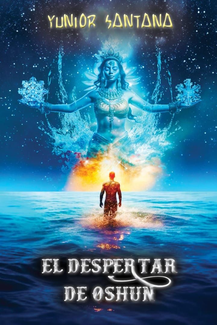 Portada de El Despertar de Oshún, de Yunior Santana