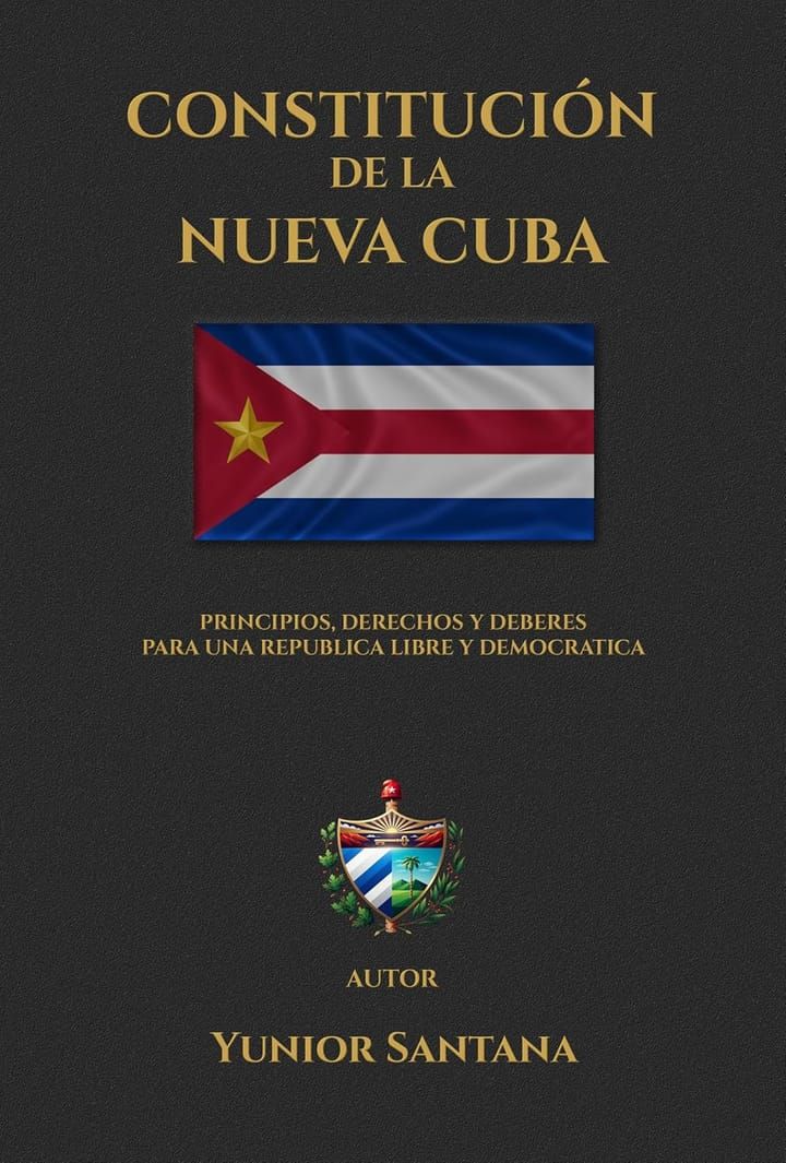 Portada de La Constitución de la Nueva Cuba, de Yunior Santana